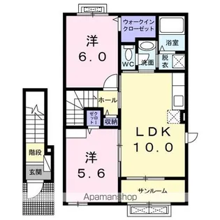 プラム【2階】の間取り