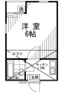 コスモ西【2階】の間取り