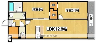 大阪府大阪市東住吉区湯里2丁目【マンション】の間取り