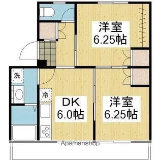 アルト堀江 1号棟【407号室】の間取り