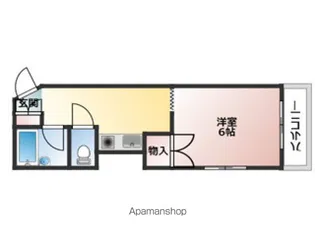 エステイト草津【103号室】の間取り