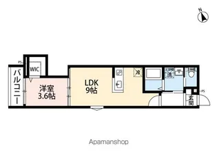 CULLINAN SANTUARIO(カリナンサントリオ)【2階】の間取り