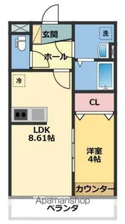 メゾン・ドゥ・アッシュ柏【3階】の間取り