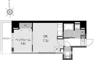 MAT OSAKA NAGARA【3階】の間取り