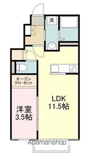 アステラス八乙女【1階】の間取り