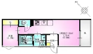 REGALEST 瑞江【3階】の間取り