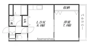 M・セ・ラ・ヴィ【401号室】の間取り