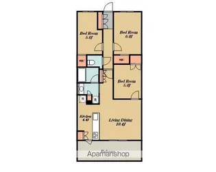 東京都武蔵野市境1丁目【マンション】の間取り