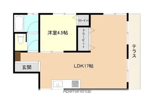 中八木ビル【1階】の間取り