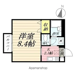 ハーモニィ台原【1階】の間取り