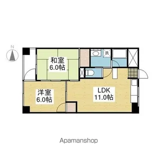 シャルマンコーポ土居【7階】の間取り
