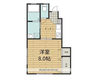 PACE【1-A号室】の間取り