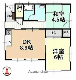 静岡県浜松市中央区小豆餅4丁目【一戸建】の間取り