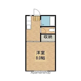 ルミネ加賀野【201号室】の間取り