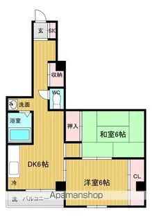 リアライズ長居【5階】の間取り