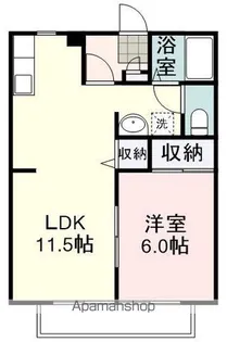 サンパレスB【2階】の間取り