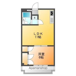 キョーワハウス拝島Ⅱ【2階】の間取り