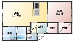 QUARTET【1階】の間取り
