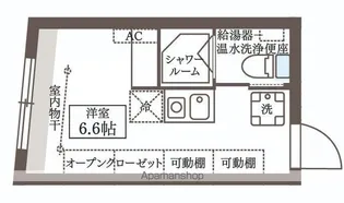 COCOCUBE高円寺Ⅱ【2階】の間取り