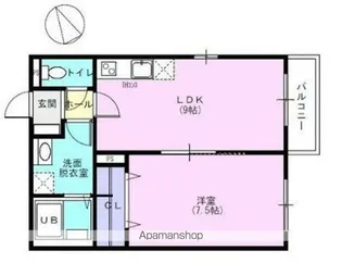 アルプス【1階】の間取り