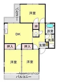 ファミールフェニックス【1階】の間取り