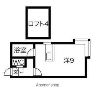 DAN DE LION【203号室】の間取り