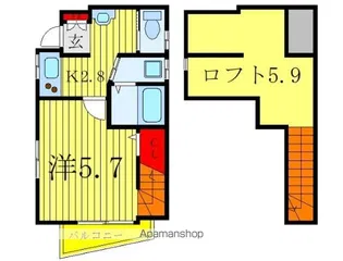 LIBERTA前上町【1階】の間取り