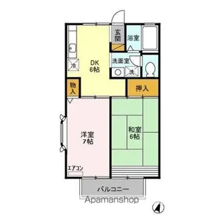 セディアメージュ浦安【2階】の間取り
