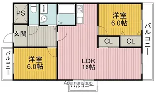 メゾンTMK【2階】の間取り