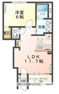 AMBITIONⅢ【102号室】の間取り