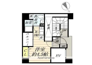 バージュアル横濱鶴見Ⅱ【8階】の間取り