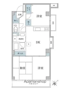 ヴェルフォーレW【2階】の間取り