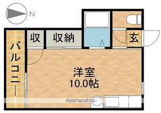 ウエストハイツ木下【2階】の間取り