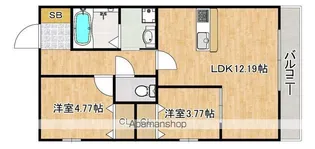 Grace Shoei【5階】の間取り