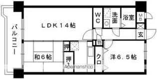 カズ・ガリアーノ【8階】の間取り