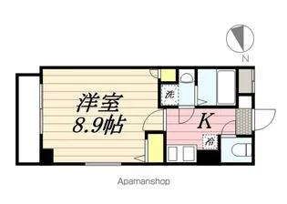 ベルオーブ大久保【3階】の間取り