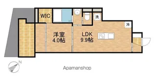 ユニヴァリィⅡ初生(仮)【1階】の間取り