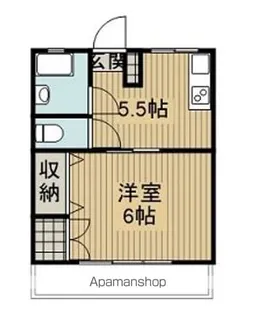 ミルド東大淀【4階】の間取り
