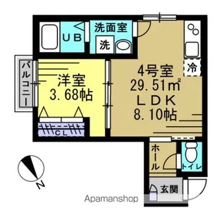 KH谷津【2階】の間取り