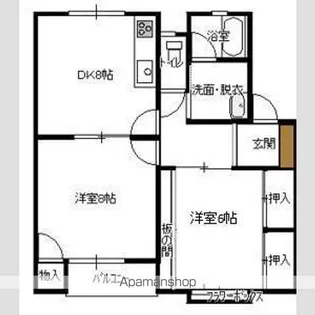 アーバンハイツM1【1階】の間取り