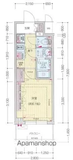 プレサンス上前津ディアシス【7階】の間取り