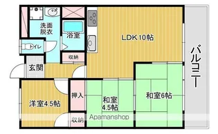 サンクリエート日辨【201号室】の間取り