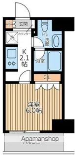 1Kの間取り画像