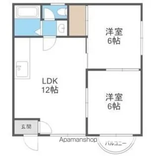 ドリームハウス20【4階】の間取り