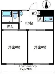 ドミール・タカラ【404号室】の間取り
