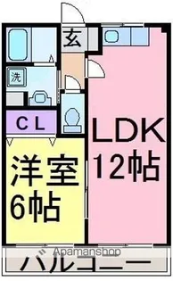 メモリーハイム南平【1階】の間取り