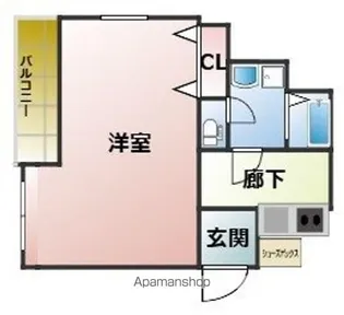 テングッド城西【3階】の間取り