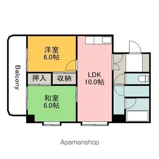 アストラムシンカワ【206号室】の間取り