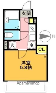 東京都世田谷区宮坂1丁目【アパート】の間取り