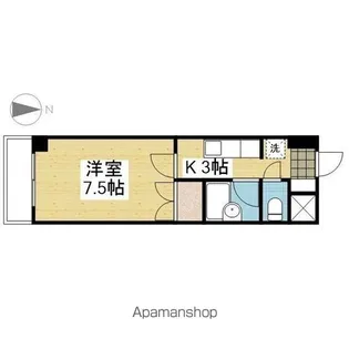 ベルメゾン久万ノ台【603号室】の間取り